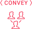 つたえる - convey